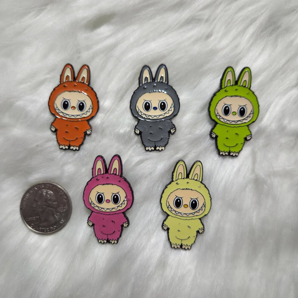 Labubu Inspired Pin Set - Picture 3 of 8